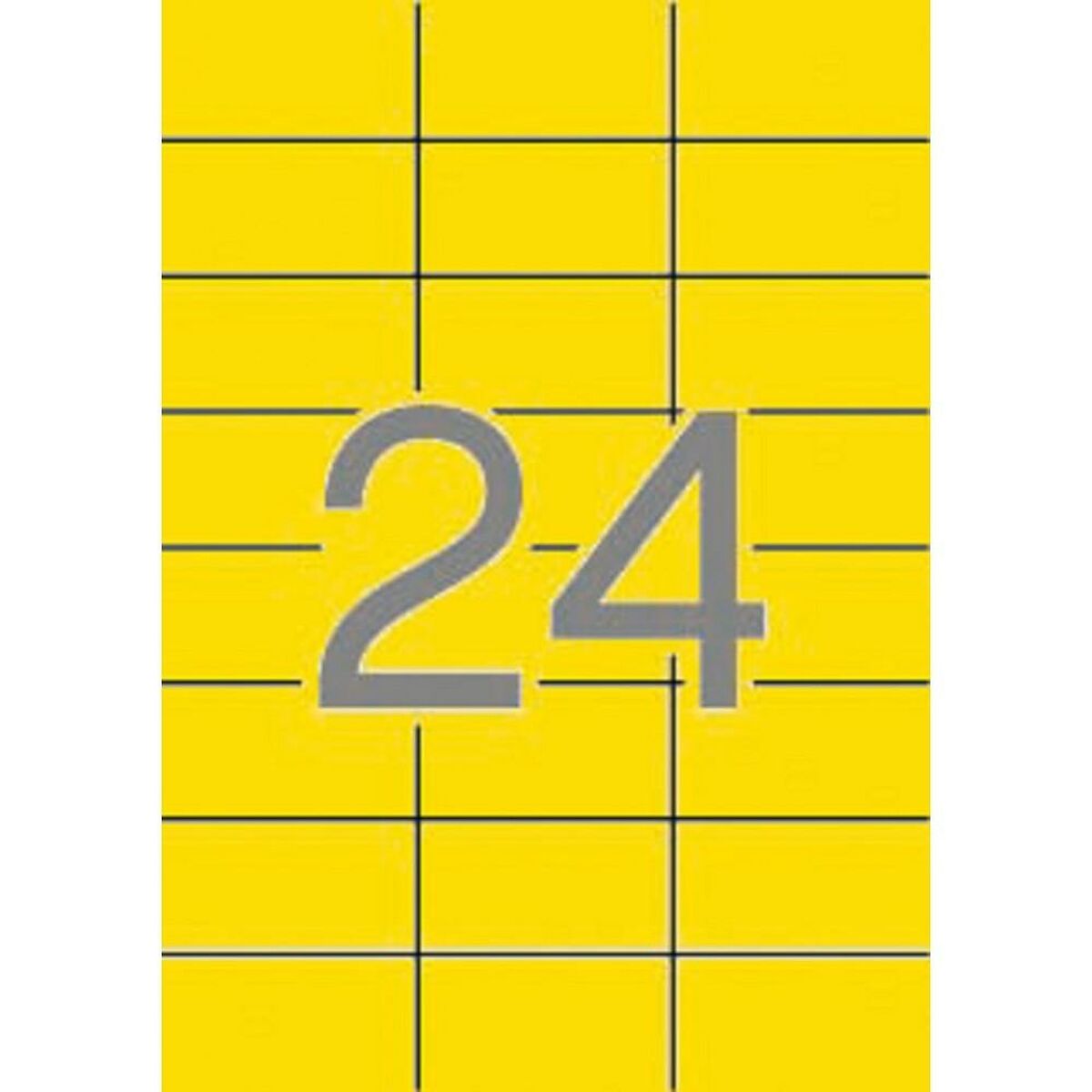 Etiquetas para Impresora Apli Amarillo 70 x 37 mm